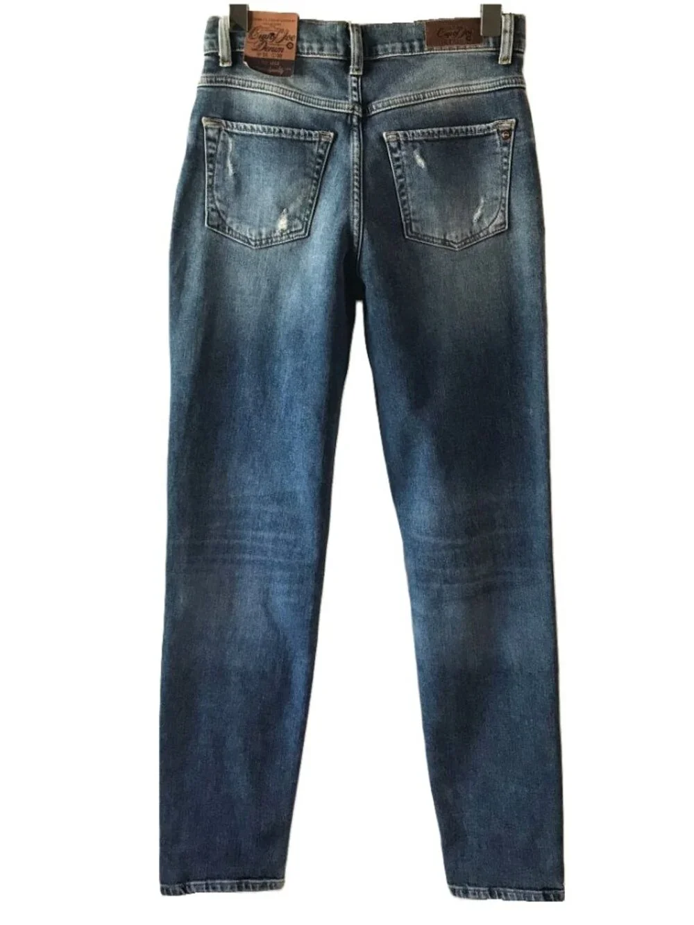 COJ High‑Rise Distressed Mom Jeans • Vintage Wash • NWT Size 25 - Picture 11 of 13